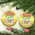 Xmas Gamer Christmas Ornament I Paused My Game To Be Here TS09 Circle Gold Print Your Wear