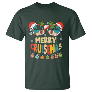 Merry Cruisemas Hawaiian Christmas Palm Tree Sunglass T Shirt TS09 Printyourwear