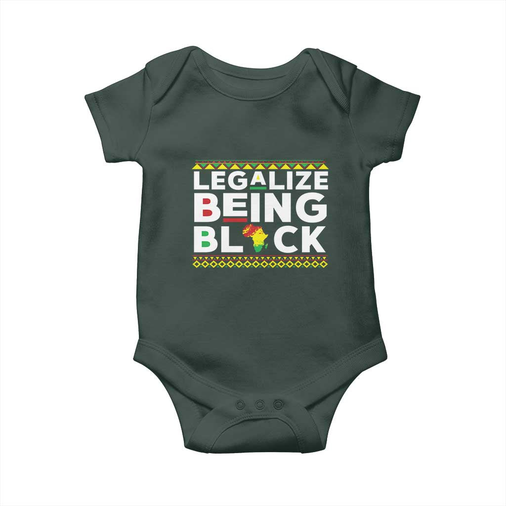 Black Pride Baby Onesie Legalize Being Black History Month TS09 Print Your Wear