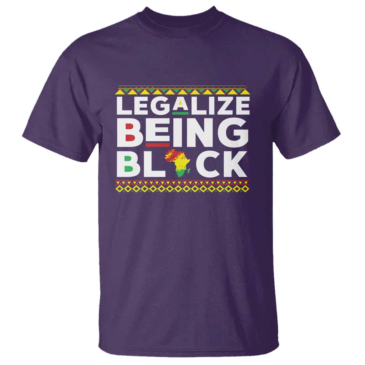 Black Pride T Shirt Legalize Being Black History Month TS09 Purple Print Your Wear