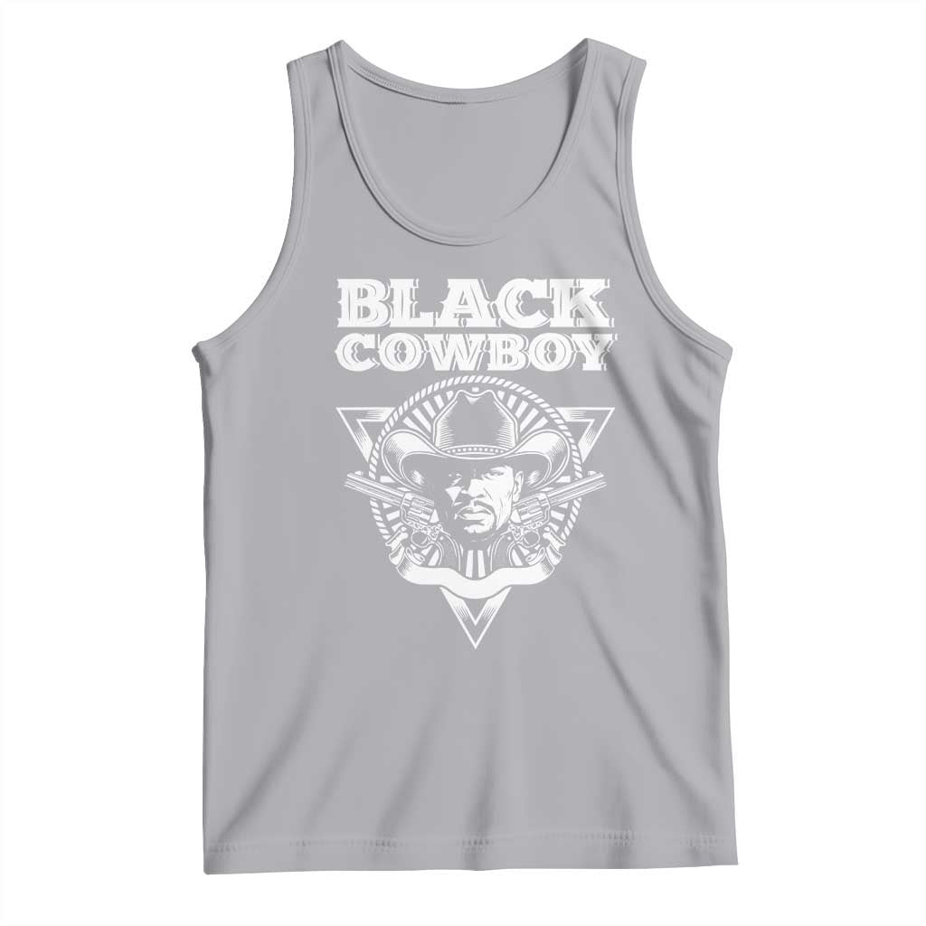 African American Cowboy Black History Tank Top TS09 Athletic Heather Print Your Wear