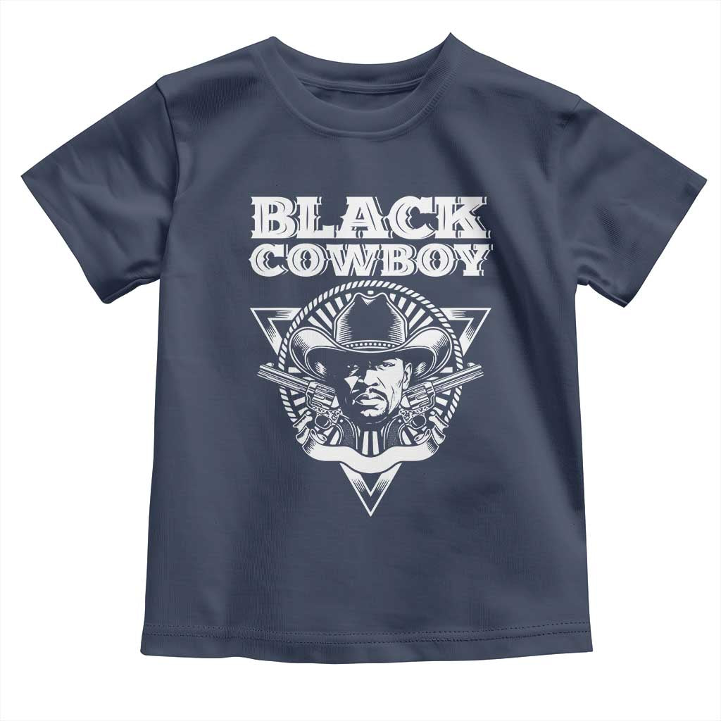 African American Cowboy Black History Toddler T Shirt TS09 Navy Print Your Wear