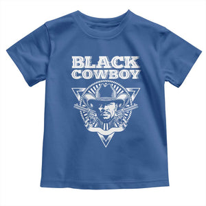 African American Cowboy Black History Toddler T Shirt TS09 Royal Blue Print Your Wear