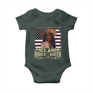 Black Cowgirl Baby Onesie Melanin Rodeo Queen African American TS09 Print Your Wear