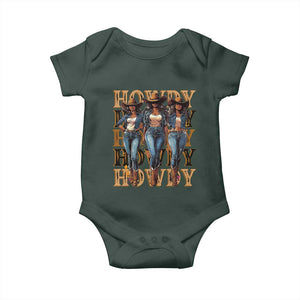 Black Cowgirl Baby Onesie Howdy Melanin Rodeo Queen TS09 Print Your Wear