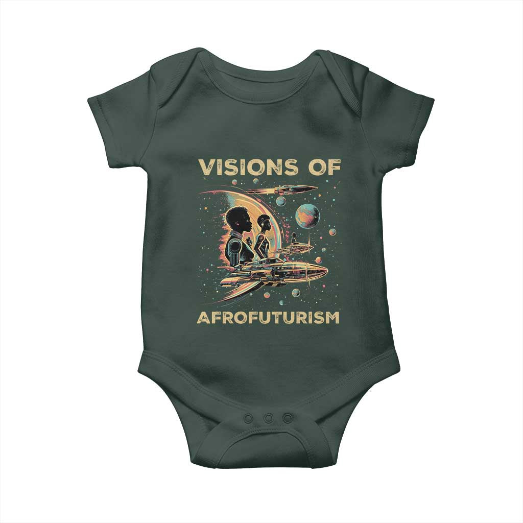 Visions Of Afrofuturism African American Baby Onesie Black History And Future TS09 Print Your Wear