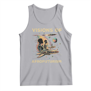 Visions Of Afrofuturism African American Tank Top Black History And Future TS09 Athletic Heather Print Your Wear