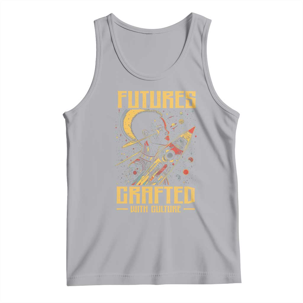Afrofuturism African American Tank Top Futures Crafted With Culture TS09 Athletic Heather Print Your Wear