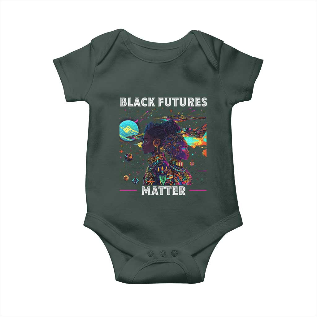 Afrofuturism African American Baby Onesie Black Futures Matter TS09 Print Your Wear