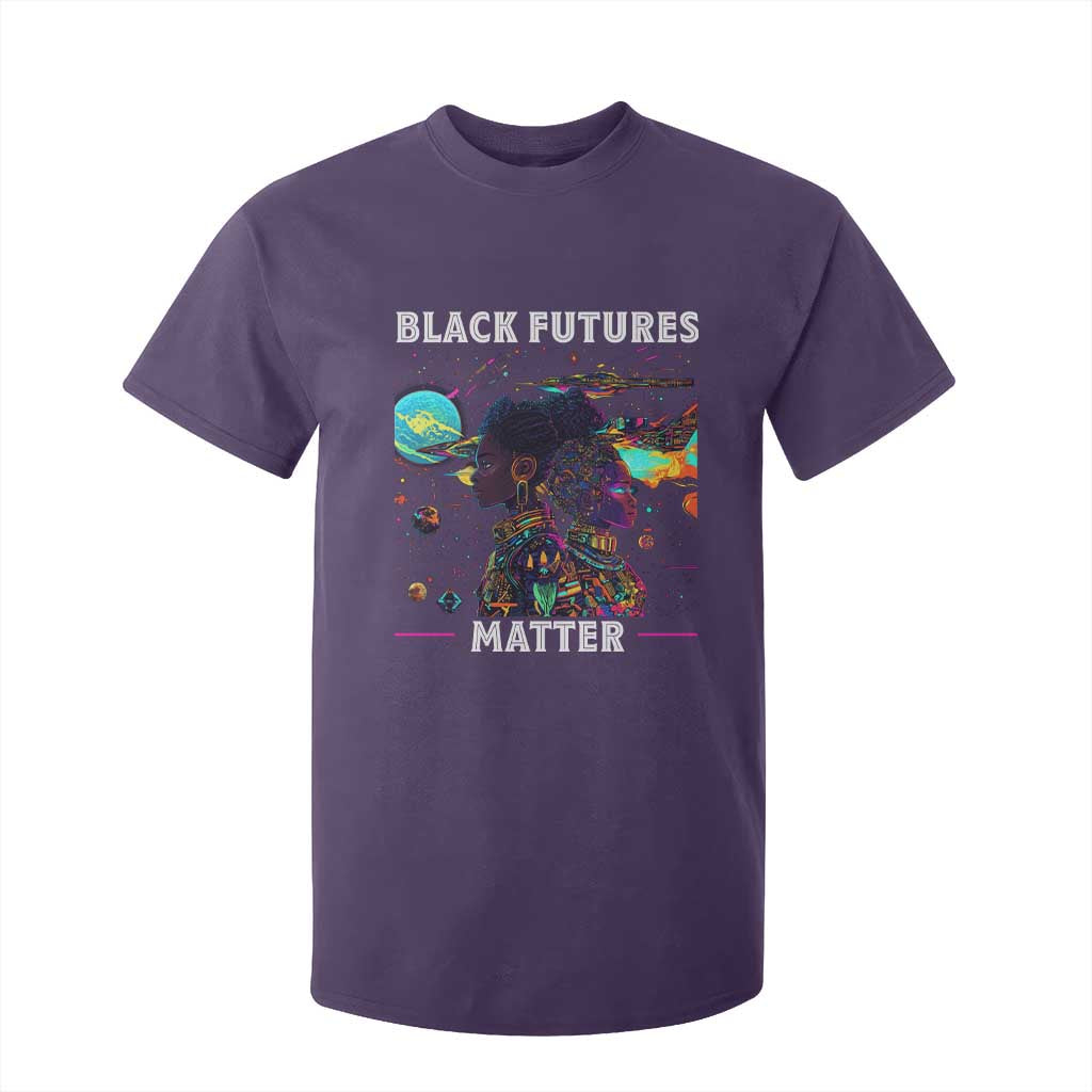 Afrofuturism African American T Shirt For Kid Black Futures Matter TS09 Purple Print Your Wear