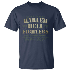 Harlem Hellfighters T Shirt American Black History Military Soldiers TS09 Navy Print Your Wear