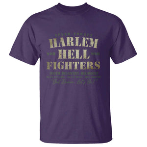 Harlem Hellfighters T Shirt American Black History Military Soldiers TS09 Purple Print Your Wear