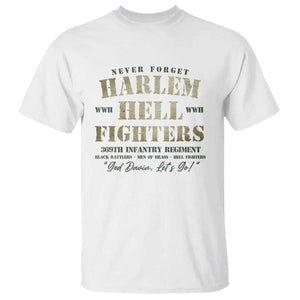 Harlem Hellfighters T Shirt American Black History Military Soldiers TS09 White Print Your Wear