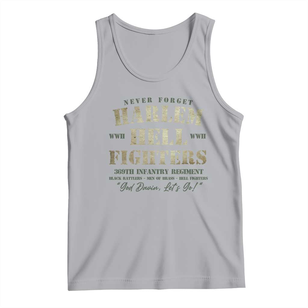 Harlem Hellfighters Tank Top American Black History Military Soldiers TS09 Athletic Heather Print Your Wear