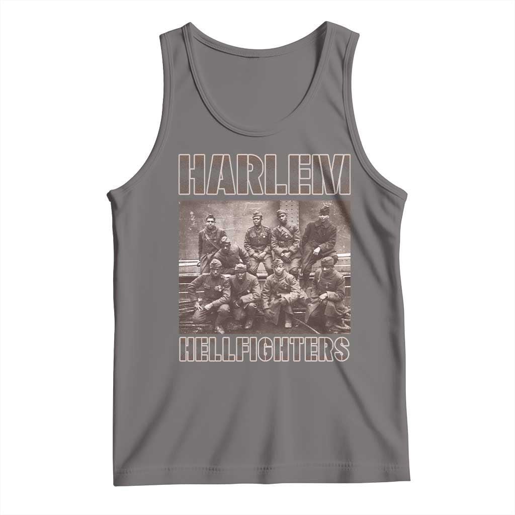 Harlem Hellfighters Tank Top The 369th Infantry Regiment American Black History Military Soldiers TS09 Deep Heather Print Your Wear