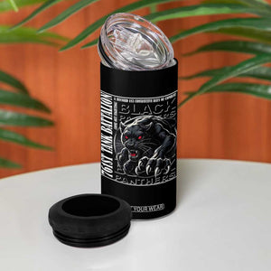 Black Panther Party 4 in 1 Can Cooler Tumbler 761st Tank Battalion Black History TS09 Print Your Wear