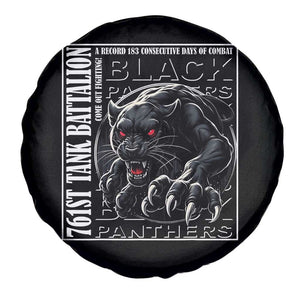 Black Panther Party Spare Tire Cover 761st Tank Battalion Black History TS09 Print Your Wear