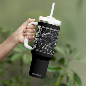 Black Panther Party Tumbler With Handle 761st Tank Battalion Black History TS09 Print Your Wear