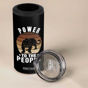 Black Panther Party 4 in 1 Can Cooler Tumbler Power To The People Black History TS09 Print Your Wear