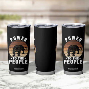 Black Panther Party Tumbler Cup Power To The People Black History TS09 Print Your Wear