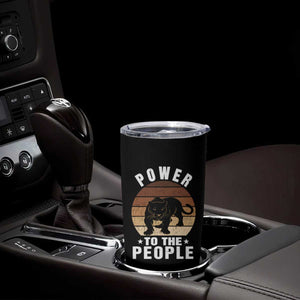 Black Panther Party Tumbler Cup Power To The People Black History TS09 Print Your Wear