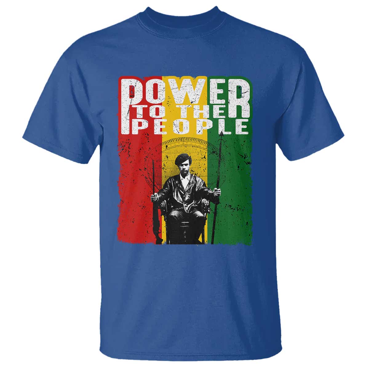 Black Panther Party Huey P. Newton T Shirt Power To The People Black History TS09 Royal Blue Print Your Wear