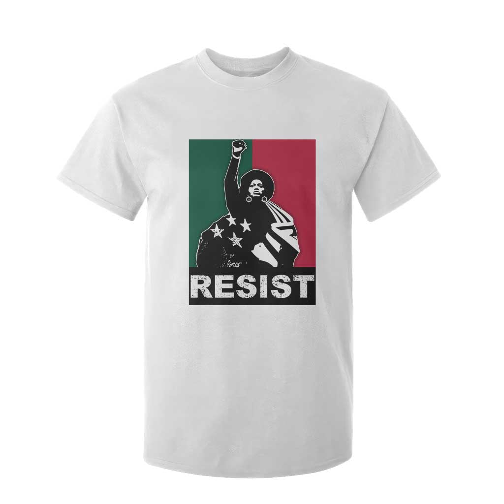 Resist Angela Davis T Shirt For Kid Black Panther Party History Civil Rights TS09 White Print Your Wear