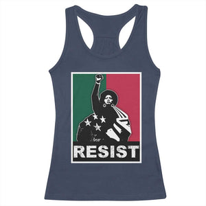 Resist Angela Davis Racerback Tank Top Black Panther Party History Civil Rights TS09 Navy Print Your Wear
