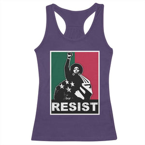 Resist Angela Davis Racerback Tank Top Black Panther Party History Civil Rights TS09 Purple Print Your Wear