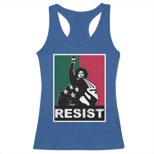 Resist Angela Davis Racerback Tank Top Black Panther Party History Civil Rights TS09 Royal Blue Print Your Wear