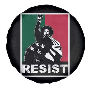Resist Angela Davis Spare Tire Cover Black Panther Party History Civil Rights TS09 Print Your Wear