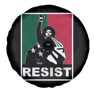 Resist Angela Davis Spare Tire Cover Black Panther Party History Civil Rights TS09 Print Your Wear