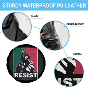 Resist Angela Davis Spare Tire Cover Black Panther Party History Civil Rights TS09 Print Your Wear