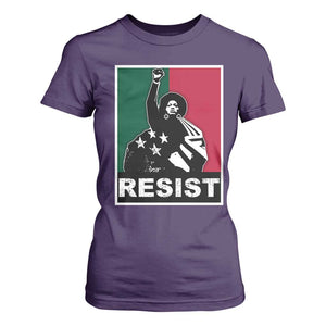 Resist Angela Davis T Shirt For Women Black Panther Party History Civil Rights TS09 Purple Print Your Wear
