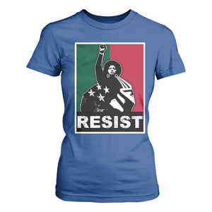 Resist Angela Davis T Shirt For Women Black Panther Party History Civil Rights TS09 Royal Blue Print Your Wear