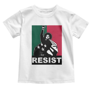 Resist Angela Davis Toddler T Shirt Black Panther Party History Civil Rights TS09 White Print Your Wear