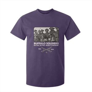 Buffalo Soldiers T Shirt For Kid We Can We Will Ready Forward Black History TS09 Purple Print Your Wear
