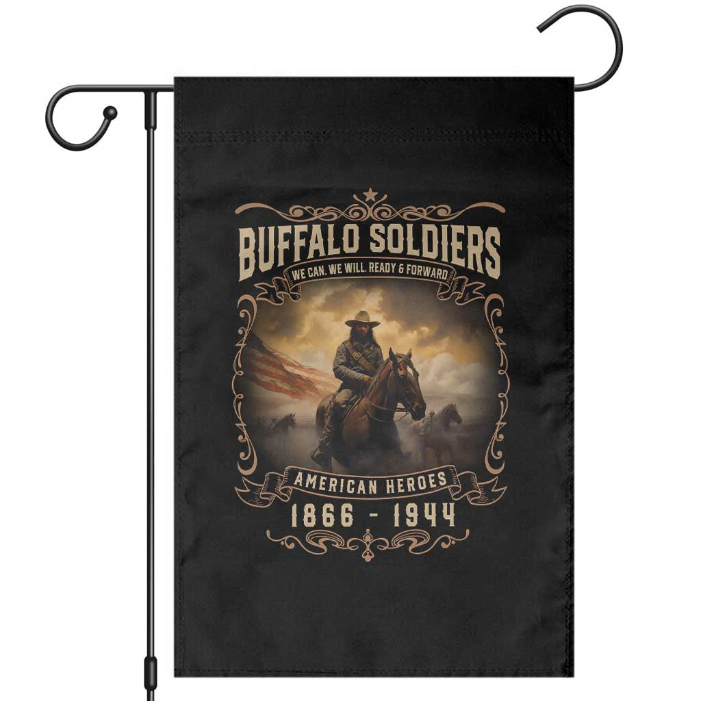 Buffalo Soldiers Garden Flag American Heros Cavalry Black History TS09 Black Print Your Wear