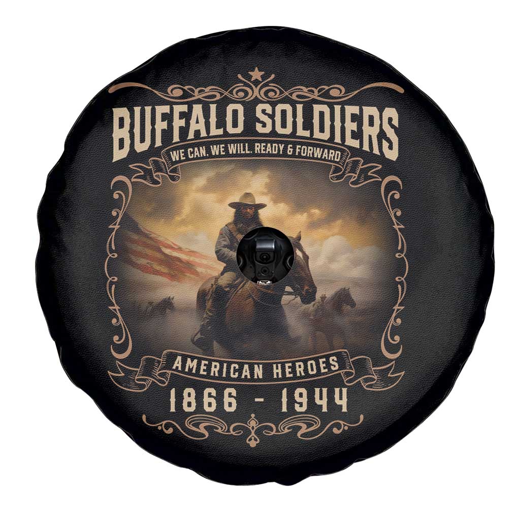 Buffalo Soldiers Spare Tire Cover American Heros Cavalry Black History TS09 Print Your Wear