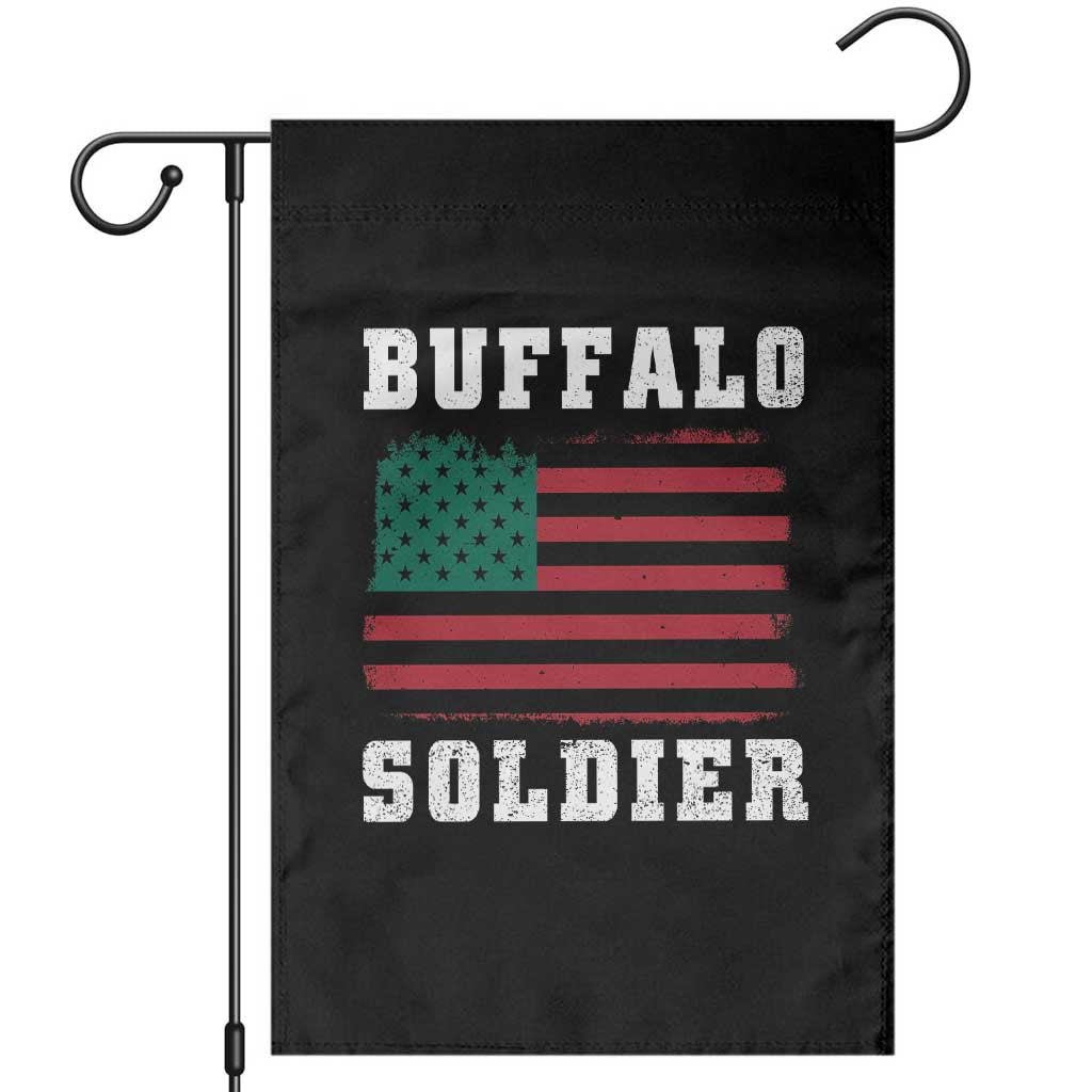 Buffalo Soldiers Garden Flag African American Cavalry Black History TS09 Black Print Your Wear