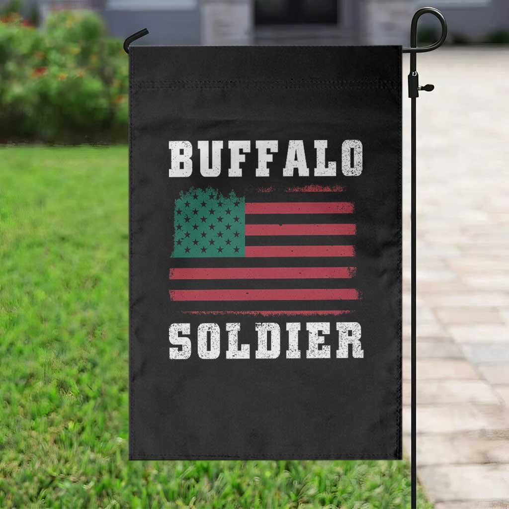 Buffalo Soldiers Garden Flag African American Cavalry Black History TS09 Print Your Wear