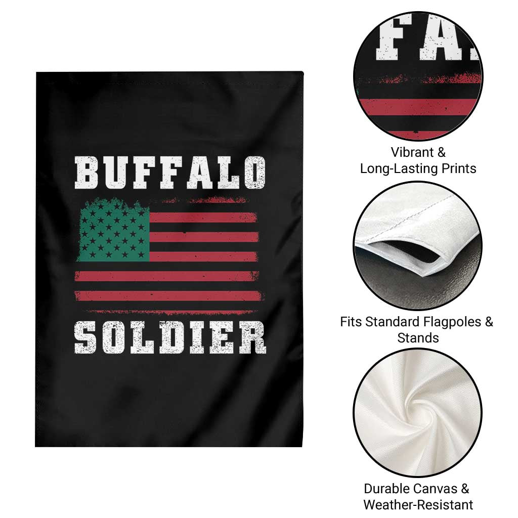 Buffalo Soldiers Garden Flag African American Cavalry Black History TS09 Print Your Wear