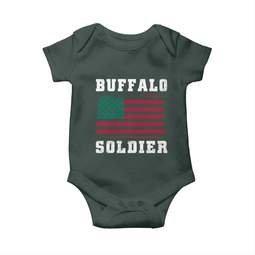 Buffalo Soldiers Baby Onesie African American Cavalry Black History TS09 Print Your Wear