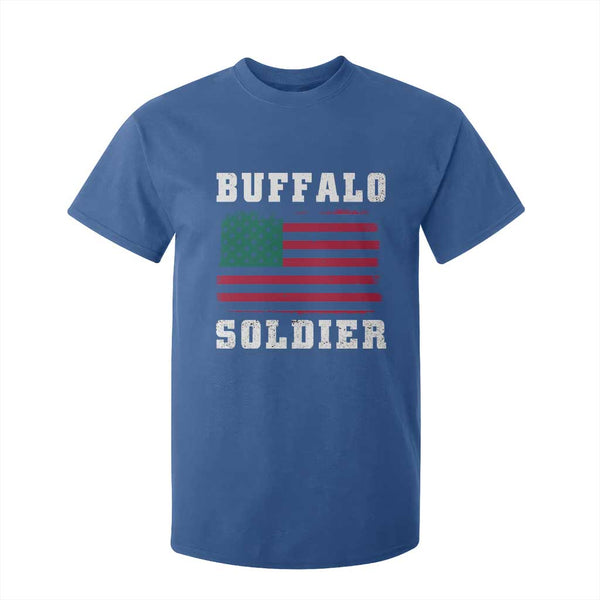 Honor Buffalo Soldiers Hawaiian Shirt African American Cavalry Black Version LT05 main image 1