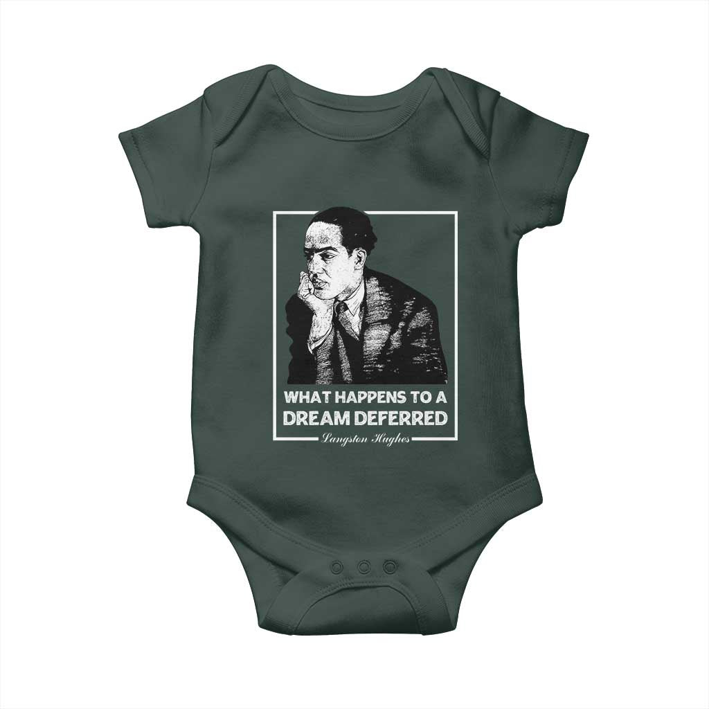 Langston Hughes Baby Onesie A Dream Deferred Harlem Renaissance Black History TS09 Print Your Wear