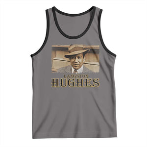 Langston Hughes Tank Top Harlem Renaissance Black History TS09 Deep Heather Black Print Your Wear