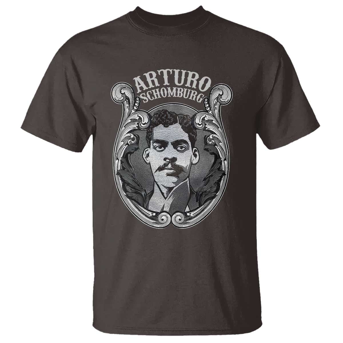Harlem Renaissance Arturo Schomburg T Shirt TS09 Dark Chocolate Print Your Wear