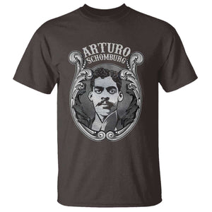 Harlem Renaissance Arturo Schomburg T Shirt TS09 Dark Chocolate Print Your Wear