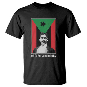 Arturo Schomburg T Shirt - Harlem Renaissance Puerto Rican Black History Scholar Tee TS09 Black Print Your Wear