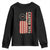 Jimmy Carter Youth Sweatshirt 39th US President 1976 Retro American Flag TS09 Black Print Your Wear